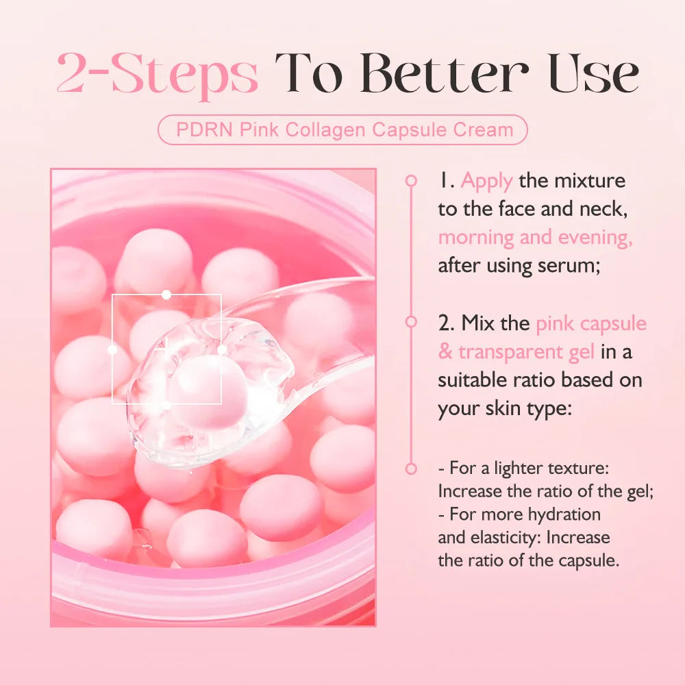Pink Collagen Capsule Cream: Multi-Intensive Hydrating & Firming Moisturizer