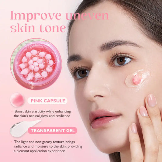 Pink Collagen Capsule Cream: Multi-Intensive Hydrating & Firming Moisturizer