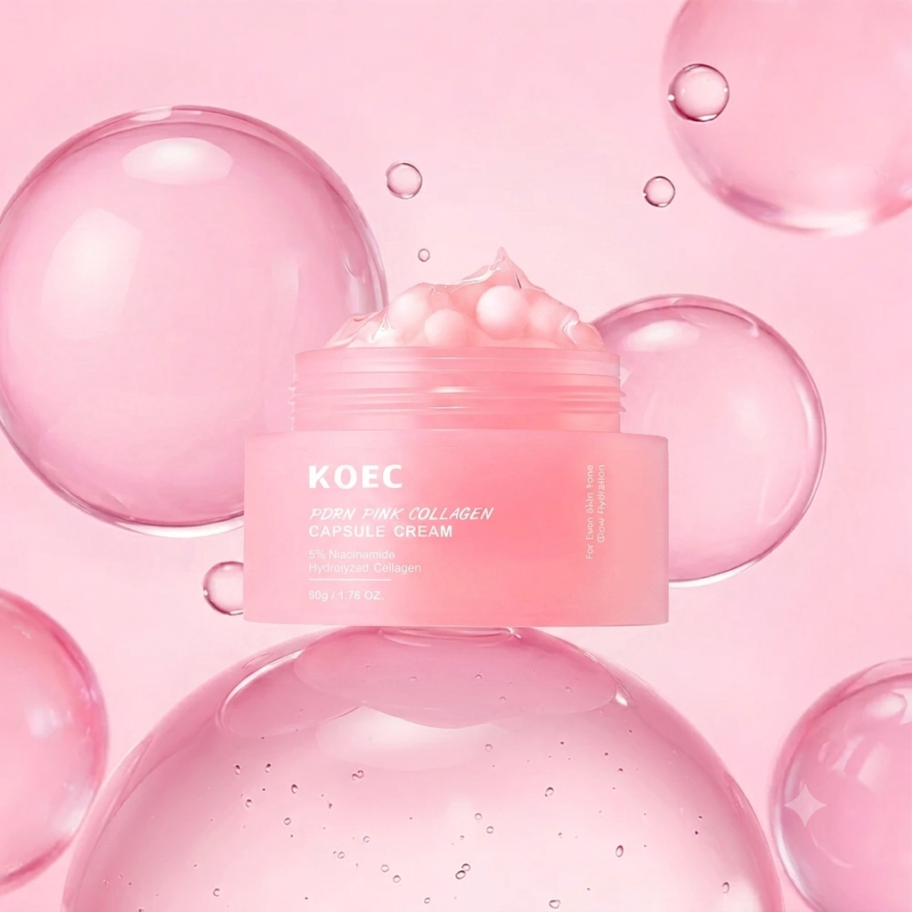 Pink Collagen Capsule Cream: Multi-Intensive Hydrating & Firming Moisturizer