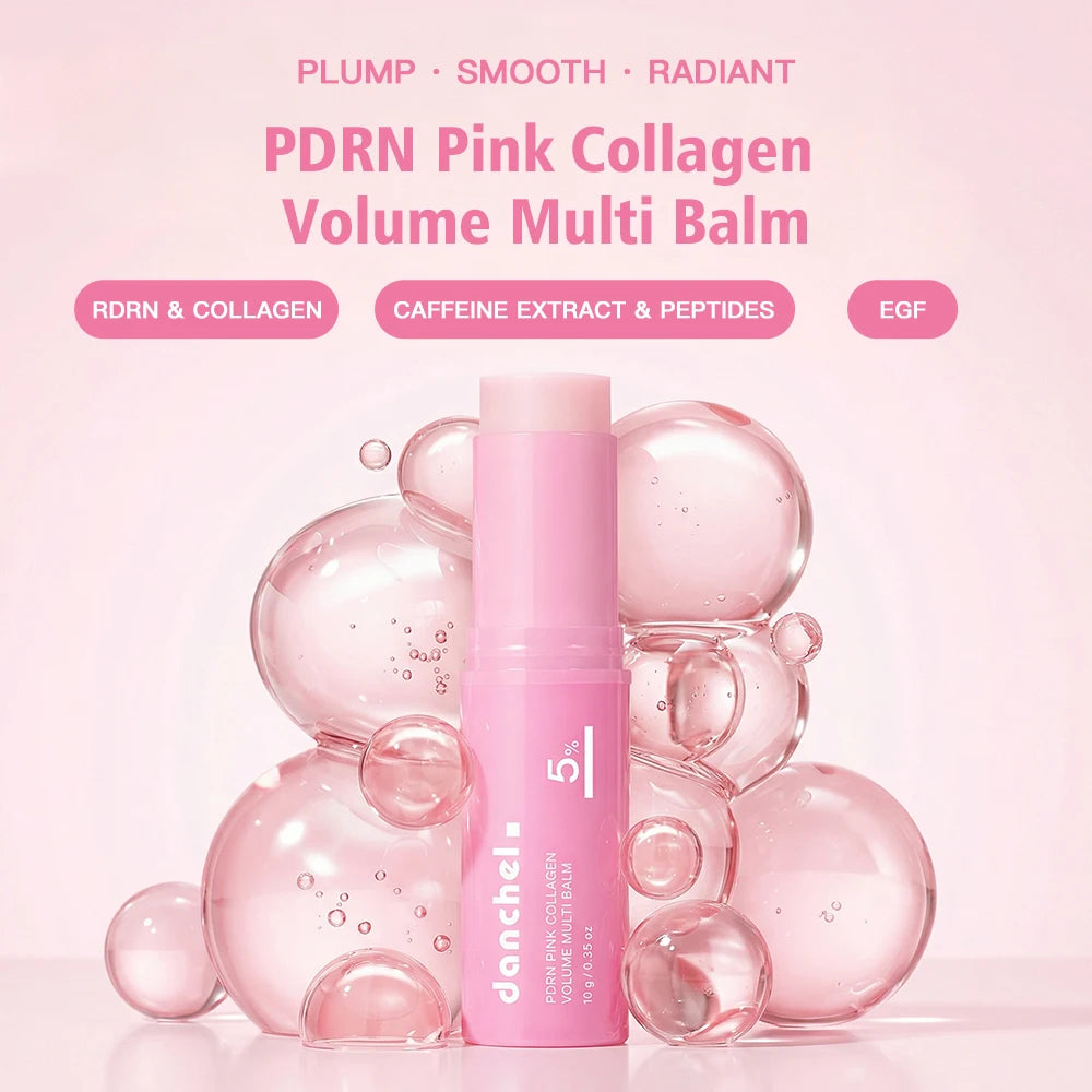PDRN Pink Collagen Volume Multi Balm Stick | Deep Hydration & Glass Skin Glow