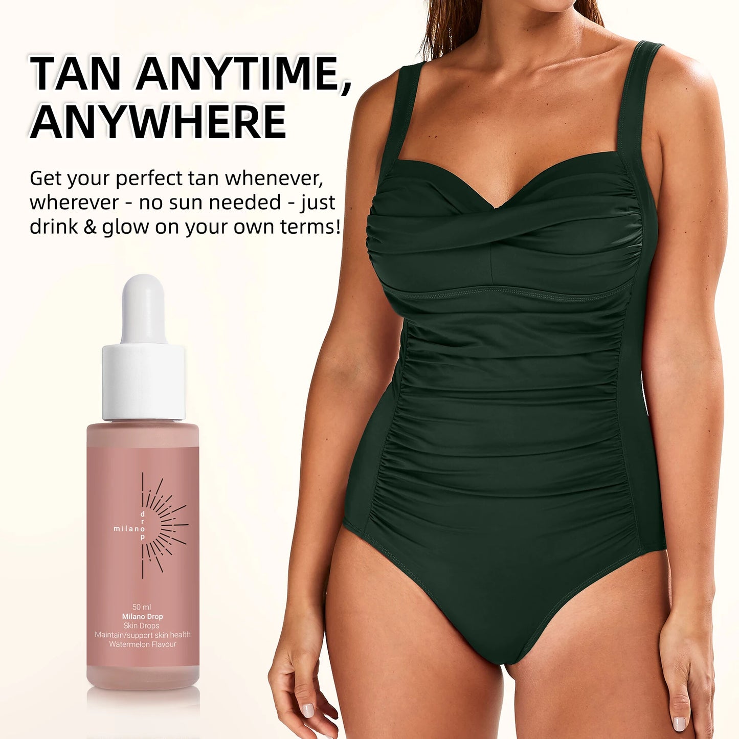 Lumibalm Labs Hydrating Self-Tanning Drops – Customizable Sunless Body & Face Tanner