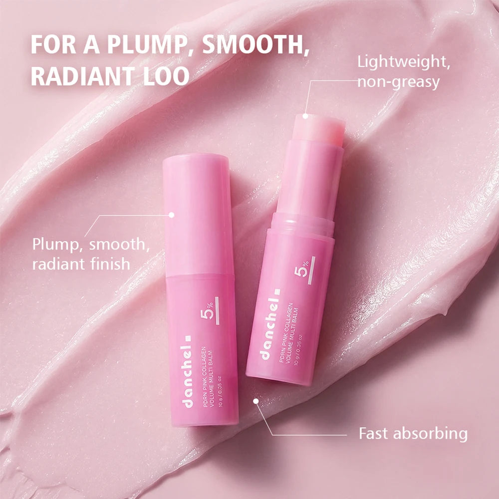 PDRN Pink Collagen Volume Multi Balm Stick | Deep Hydration & Glass Skin Glow