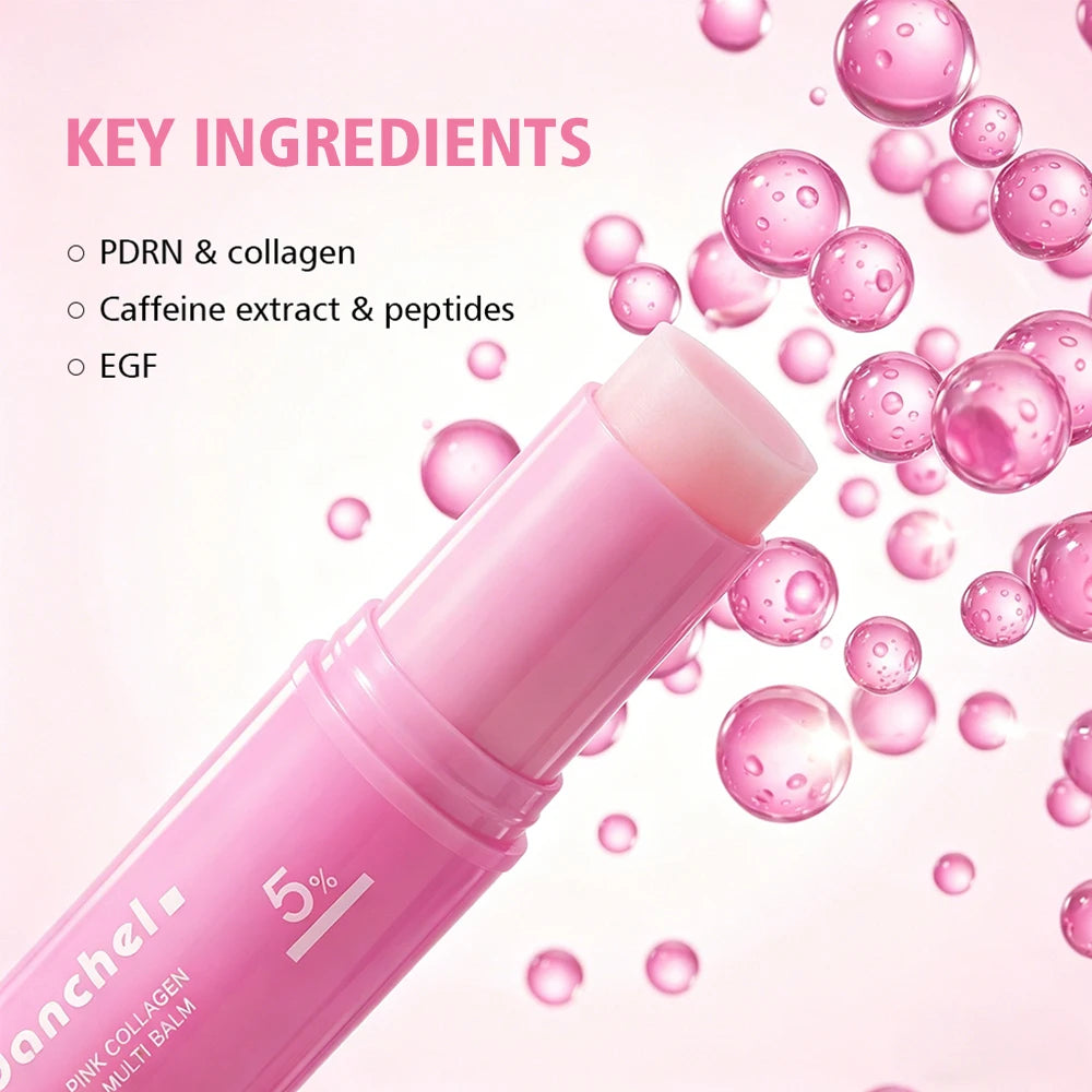 PDRN Pink Collagen Volume Multi Balm Stick | Deep Hydration & Glass Skin Glow